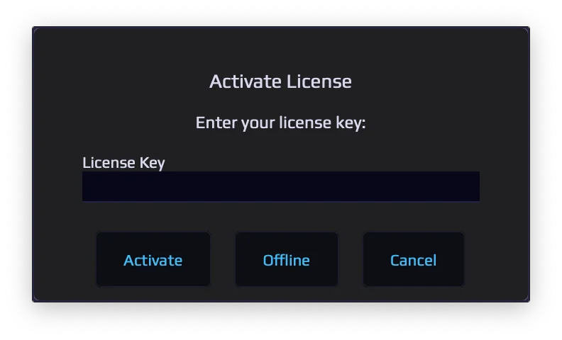 Step 1: Click Offline